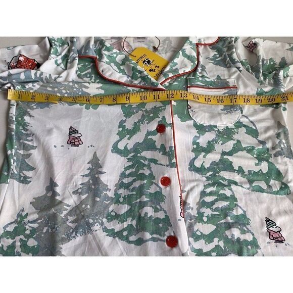 Munki Munki Peanuts Snoopy Woodstock Puffer Jacket Nightgown PJ Women’s Sz M NEW - Picture 10 of 16